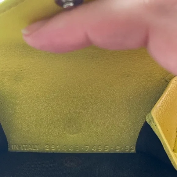 BALENCIAGA Paper Mini Trifold Wallet Purse Leather Made In Italy - Picture 14 of 17